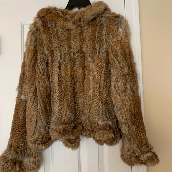 Real Rabbit Fur Jacket - Picture 2 of 2